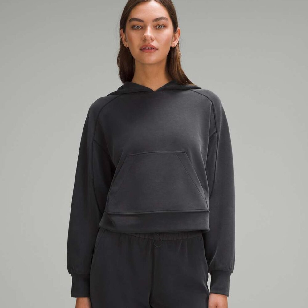 lululemon Softstreme Hoodie Black (Size 8)